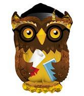 28" Wise Old Grad Owl Graduation Balloon