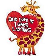 38" Our Love is Long Lasting Balloon