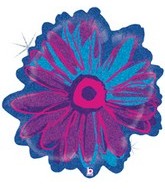 23" Holographic Violet Purple Flower Balloon