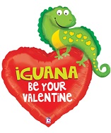 37" Iguana Be Your Valentine
