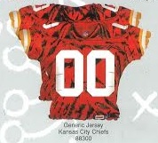 25" NFL Football Foil Jersey Balloon Kansas City Chiefs