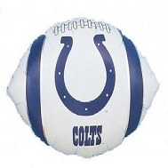 9" Airfill Only NFL Balloon Indianapolis Colts