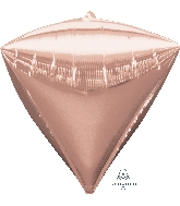 17" Jumbo Diamondz Rose Gold Balloon