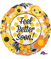 18" Feel Better Happy Balloon