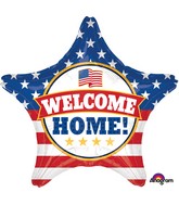 28" Jumbo Welcome Back Patriotic Balloon