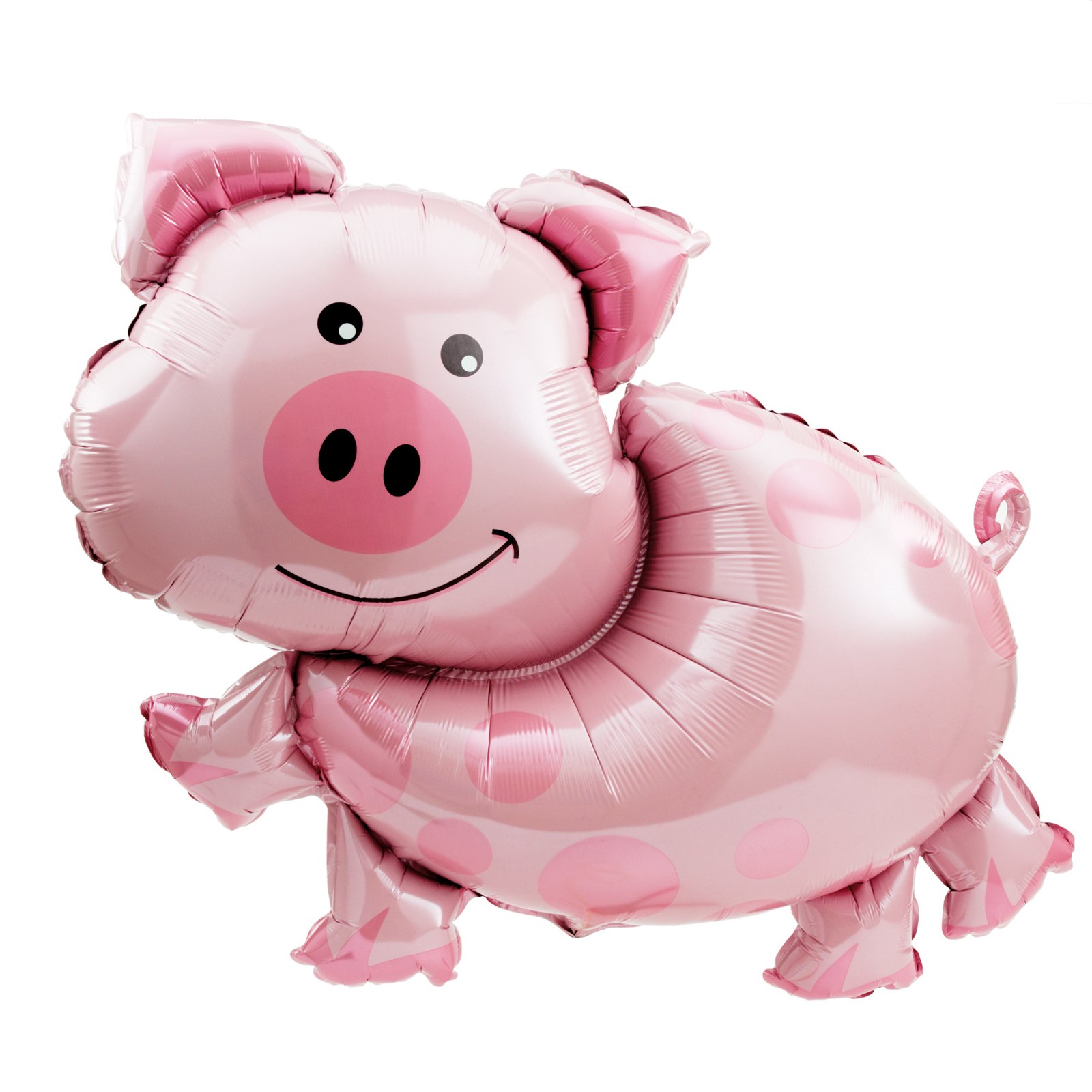 FREE DELIVERY UK SELLER SUPERSHAPE 32" PINK PIG FOIL PARTY BALLOON 2 DESIGNS