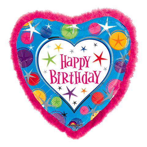 32" SuperShape Doo-Dads Happy Birthday Balloon