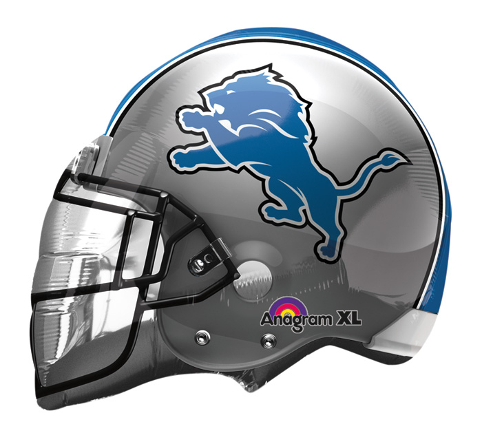 Detroit Lions 21 Helmet Balloon