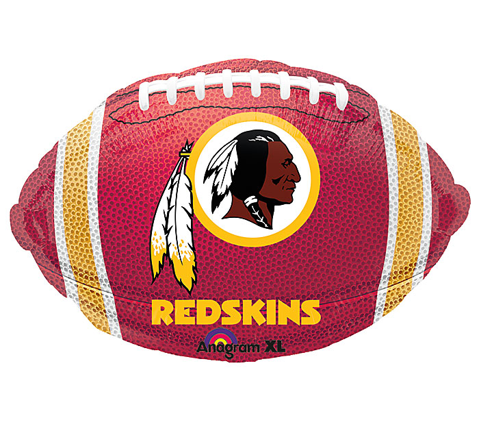 Junior Shape Washington Redskins NFL Football Team Colors Balloon