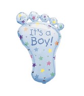 36" It's a Boy Foot Mylar Balloon