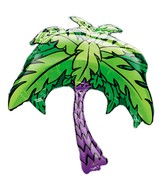 33" SuperShape Palm Tree Balloon Packaged