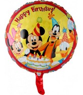 18" Mickey & Friends Happy Birthday