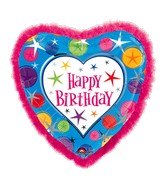 32" SuperShape Doo-Dads Happy Birthday Balloon