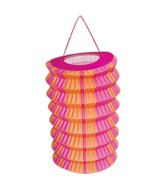 85g/3oz Hibiscus Pink Paper Lantern Weight