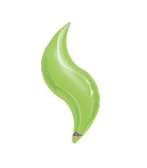 28"Airfill Only Mini Lime Curve Balloon