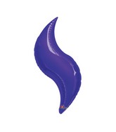 36" SuperShape Purple Curve Balloon