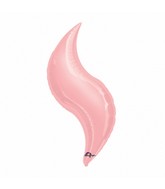 15"Airfill Only Mini Pastel Pink Curve Balloon