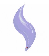 28"Airfill Only Mini Lilac Curve Balloon