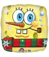 18" SpongeBob Snowman Balloon