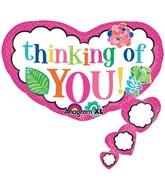 26" SuperShape Colorful Thinking of You Balloon