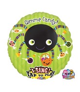 28" Jumbo Sing-A-Tune Gimme Candy Spider Packaged