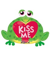 30" SuperShape Kiss Me Toad Balloon