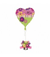 Foil Balloon Weight 6oz - 5 - 12 pieces - Purple