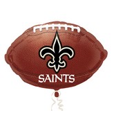 Junior Shape New Orleans Saints NFL Football Balloon