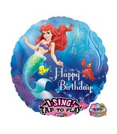 28" Sing-A-Tune Little Mermaid Happy Birthday