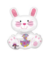 29" SuperShape Easter Enchantment Bunny Balloon Packaged