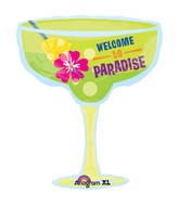 28" Welcome to Paradise Balloon Packaged