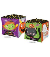 15" Cubez Halloween Characters Balloon Packaged