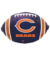 Junior Shape Chicago Bears NFL Football Team Colors Balloon