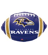 Junior Shape Baltimore RavensNFL Football Team Colors Balloon