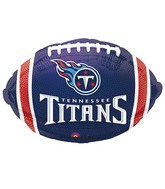 Junior Shape Tennessee Titans NFL Football Team Colors Balloon