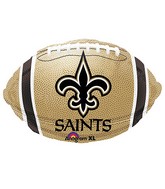 Junior Shape New Orleans Saints NFL Football Team Colors Balloon