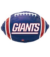 Junior Shape New York Giants NFL Football Team Colors Balloon
