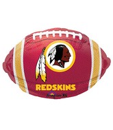 Junior Shape Washington Redskins NFL Football Team Colors Balloon