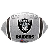 Junior Shape Oakland Raiders NFL Football Team Colors Balloon