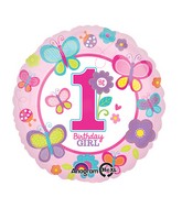 18" Sweet Birthday Girl Balloon