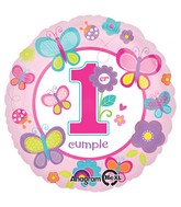 18" Primera Cumpleanos Mariposa Balloon (Spanish)