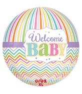 16" Orbz Baby Brights Balloon Packaged