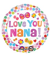 18" Love You Nana Balloon