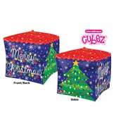 15" Cubez Merry Christmas Lights Balloon Packaged