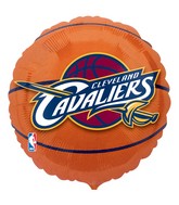 18" NBA Cleveland Cavaliers Basketball Balloon