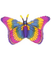 32" See-Thru SuperShape Flutters Butterfly Balloon