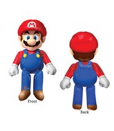 60" Airwalker Mario Bros Balloon Packaged