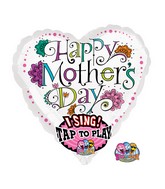 29" Singing Balloon Happy Mother's Day Love Balloon Packaged