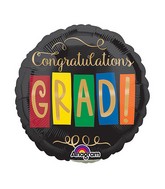 4" Airfill Only Grad Gold Balloon