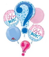 Gender Reveal Balloon Packaged Bouquet